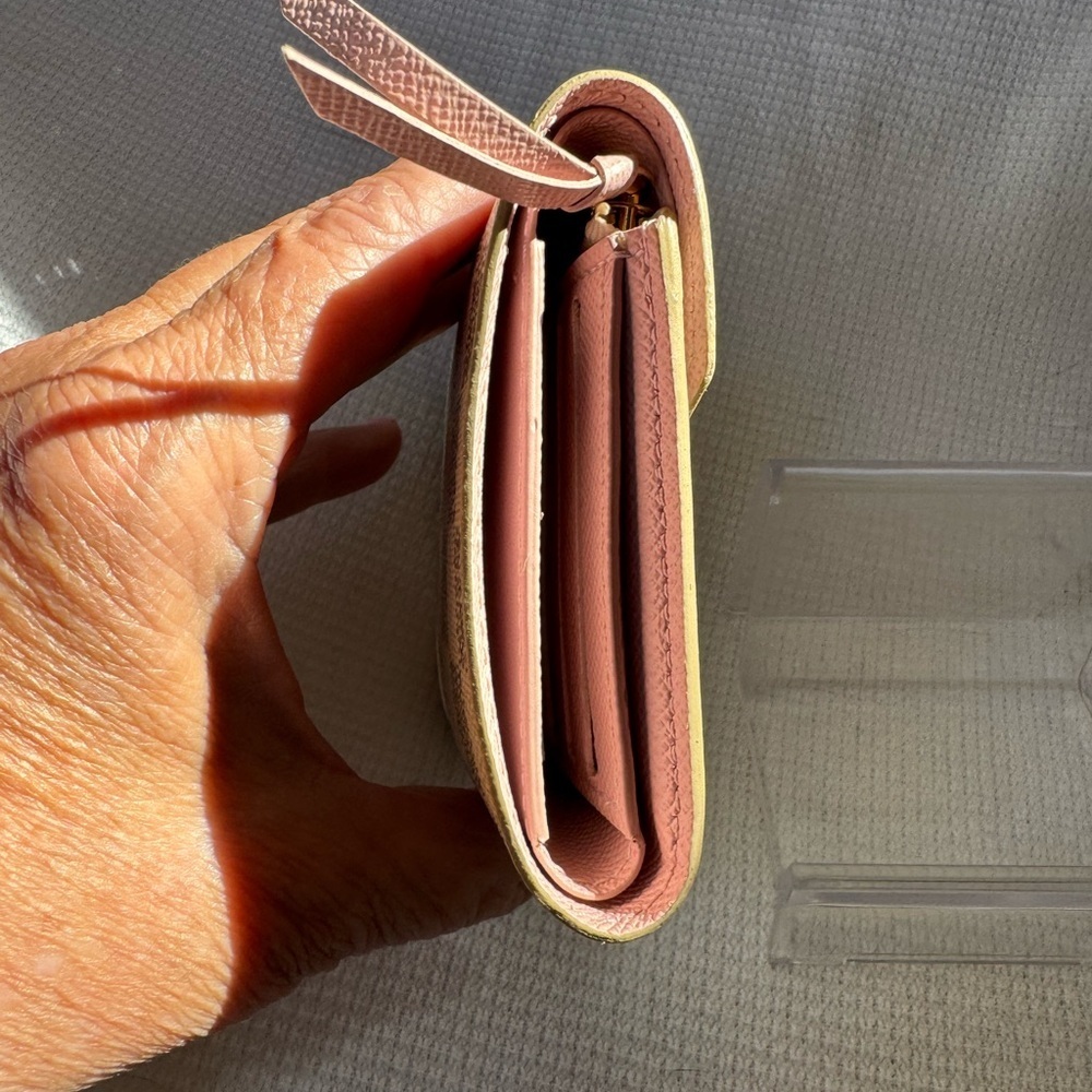 Louis Vuitton Porte feuille Victorine Damier Azur Rose Ballernia Wallet EUC - Picture 5 of 16